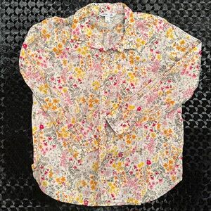 Floral Button-Up Classic Shirt